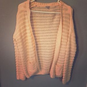 Pink cardigan